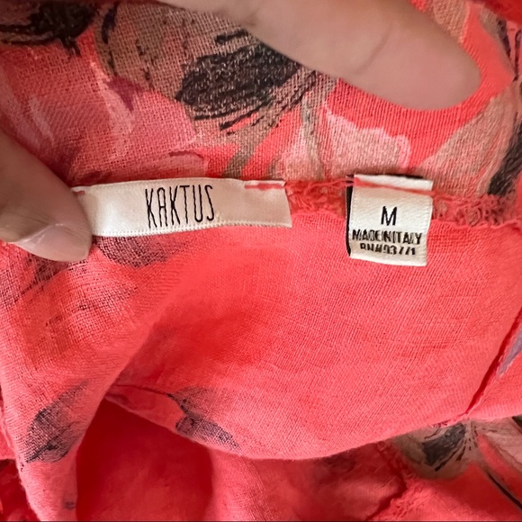 Kaktus Linen Harem Jumpsuit Size M - Picture 10 of 14